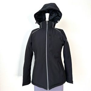 ZeroXposur Black Warm Hooded Zip Up Jacket